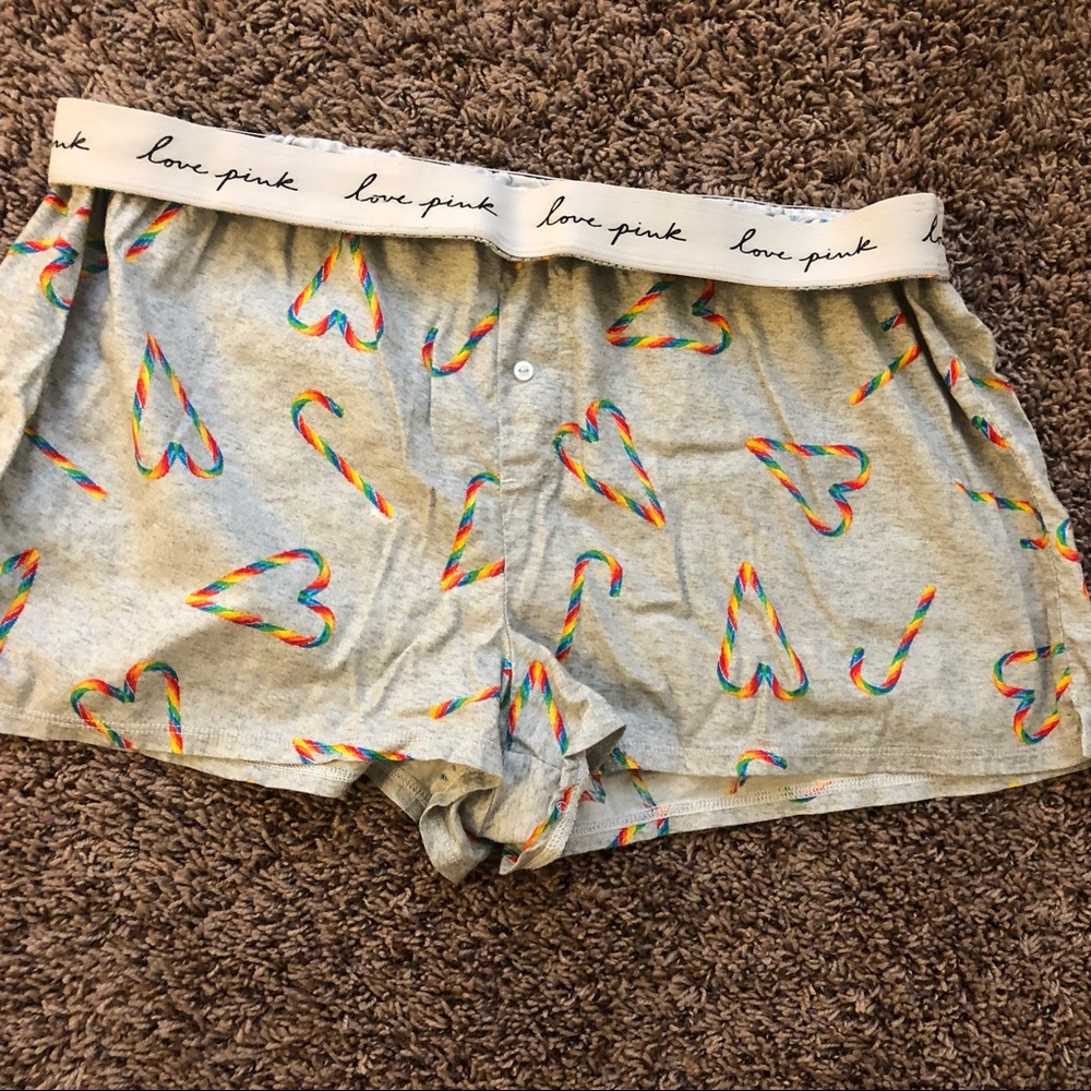 Pink shorts, size: large